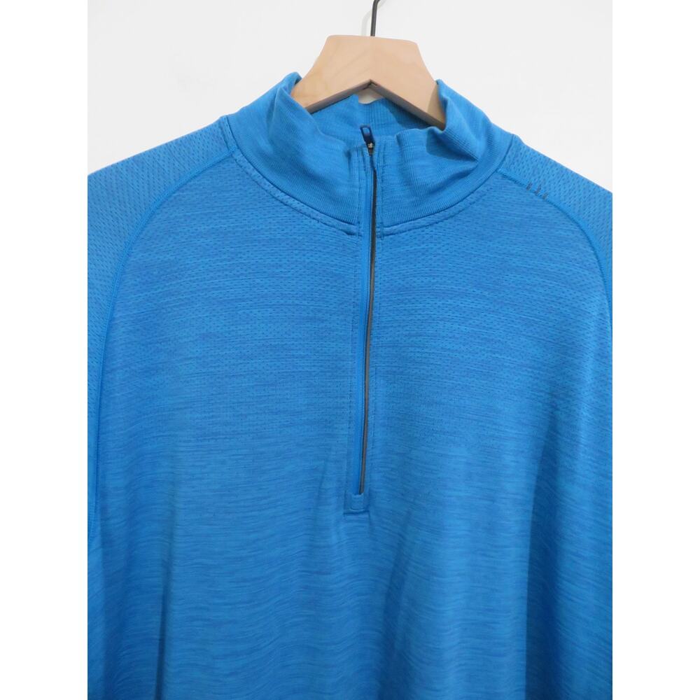 Lululemon Mens Sz XXL Blue Metal Vent Tech Half Zip 2.0 Long Sleeve Shirt - Picture 3 of 8
